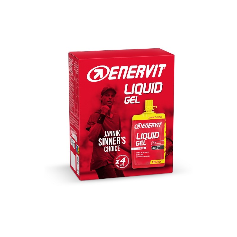 Enervit Sport Liquid Gel Lemon Integratore Energetico per Sportivi 4 Bustine da 60 ml Enervit Sport Liquid Gel Lemon Integratore Energetico per Sportivi 4 Bustine da 60 ml