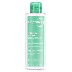flacone di Bioderma Sebium Lotion Lozione Purificante per Pelle Mista e Grassa 200ml flacone di Bioderma Sebium Lotion Lozione Purificante per Pelle Mista e Grassa 200ml
