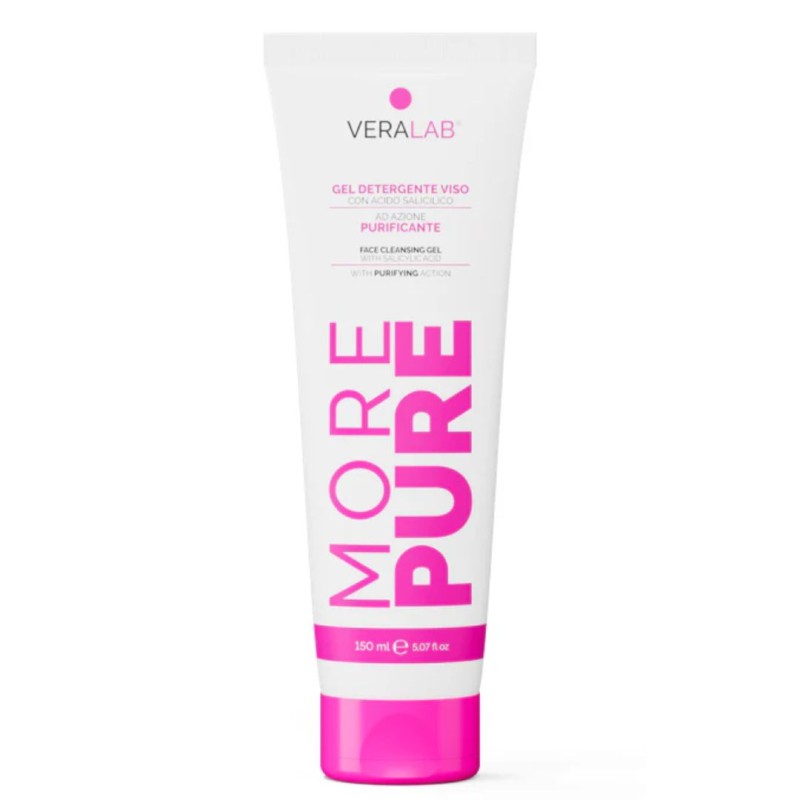 tubetto di Veralab More Pure Gel Detergente Viso Purificante Acido Salicilico 50ml tubetto di Veralab More Pure Gel Detergente Viso Purificante Acido Salicilico 50ml