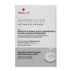 confezione di Veralab Hyper Eyes Lifting Patch Occhi Effetto Lifting e Antirughe 4 Pezzi confezione di Veralab Hyper Eyes Lifting Patch Occhi Effetto Lifting e Antirughe 4 Pezzi
