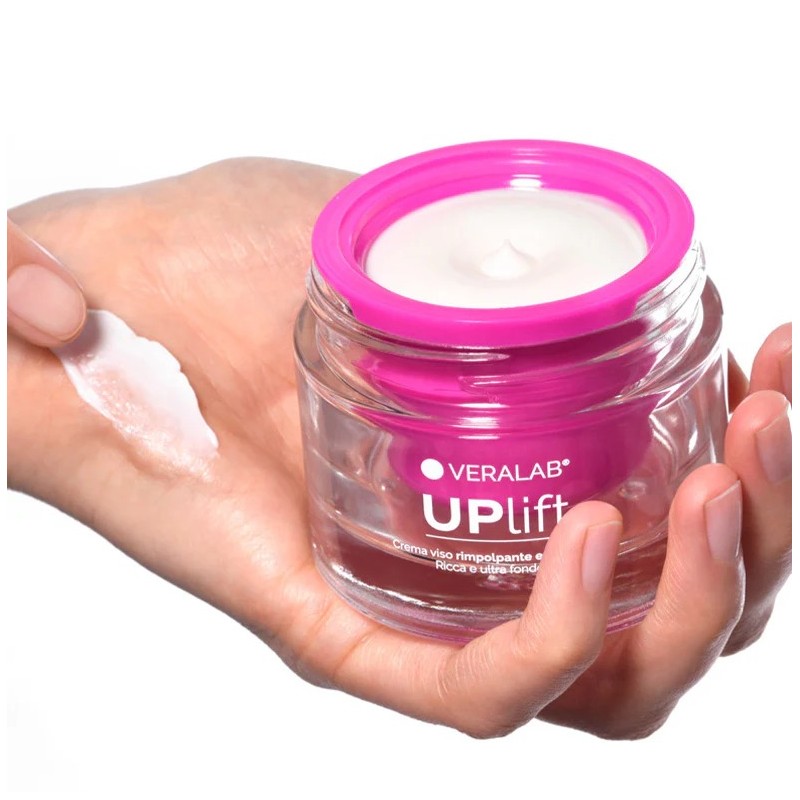 vasetto Veralab Uplift Crema Viso Rimpolpante Illuminante Ricarica 50ml