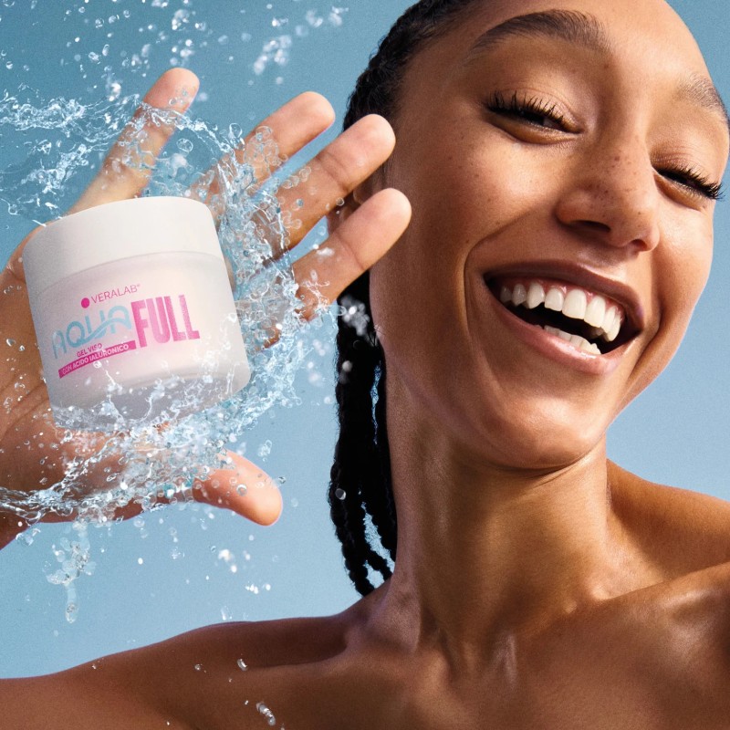 dettagli Veralab Acquafull Viso gel siero idratante e rimpolpante 50ml dettagli Veralab Acquafull Viso gel siero idratante e rimpolpante 50ml