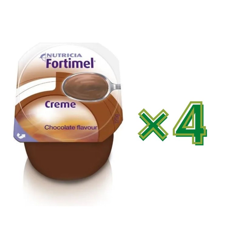 Formato di Nutricia Fortimel Crema Gusto Cioccolato per Malnutrizione 4 x 125g