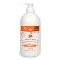 Formato di Derigyn Delicato Fast Detergente Delicato per Pelli Sensibili 500ml