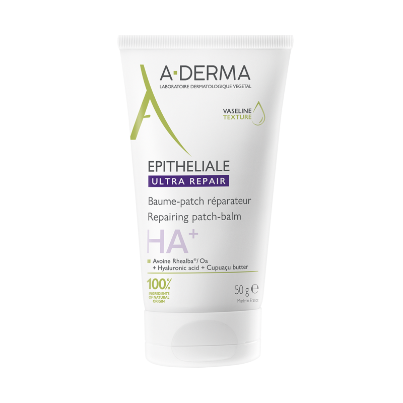 flacone di A-Derma Epitheliale A.H Ultra Balsamo Ristrutturante e Lenitivo 50 g flacone di A-Derma Epitheliale A.H Ultra Balsamo Ristrutturante e Lenitivo 50 g