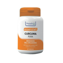 barattolo di Curcuma Pura Integratore Benessere dell'Organismo 60 Compresse barattolo di Curcuma Pura Integratore Benessere dell'Organismo 60 Compresse