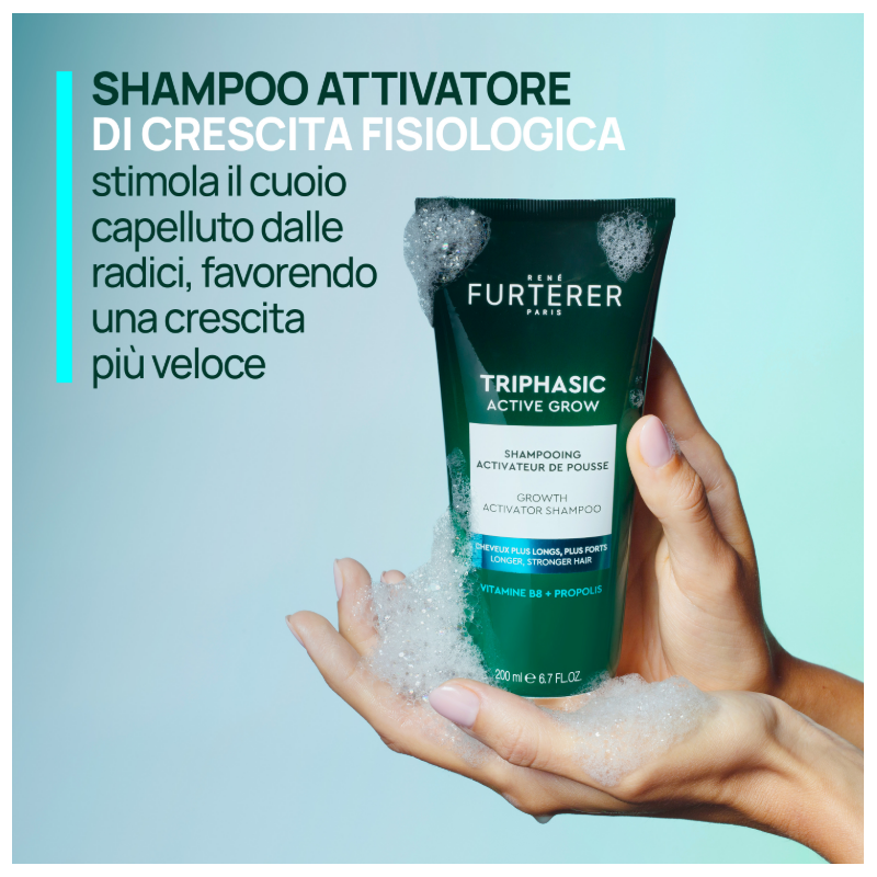 René Furterer Triphasic Shampoo Attivatore Crescita Capelli 200ml René Furterer Triphasic Shampoo Attivatore Crescita Capelli 200ml