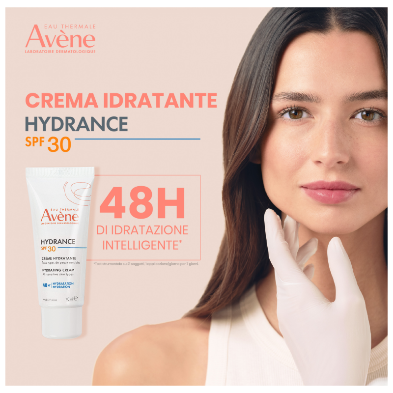Avene Hydrance Crema Idratante e Lenitiva Viso e Corpo SPF30 40ml Avene Hydrance Crema Idratante e Lenitiva Viso e Corpo SPF30 40ml