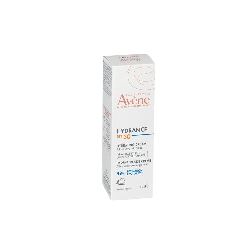 confezione di Avene Hydrance Crema Idratante e Lenitiva Viso e Corpo SPF30 40ml confezione di Avene Hydrance Crema Idratante e Lenitiva Viso e Corpo SPF30 40ml