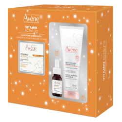 confezione di Avene Cofanetto Natale Vitamina C Crema Illuminante 50ml + Vitamin Activ Cg Siero 10ml + Gel Micellare 100ml confezione di Avene Cofanetto Natale Vitamina C Crema Illuminante 50ml + Vitamin Activ Cg Siero 10ml + Gel Micellare 100ml