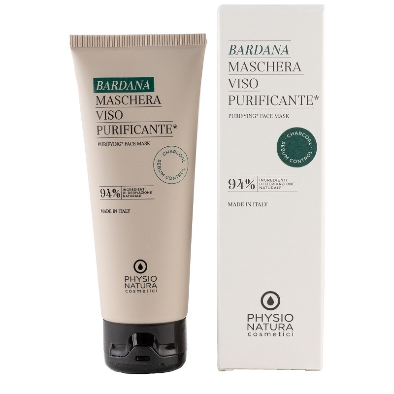 Physio Natura Bardana Maschera Viso Purificante per Pelle Impura 75ml Physio Natura Bardana Maschera Viso Purificante per Pelle Impura 75ml
