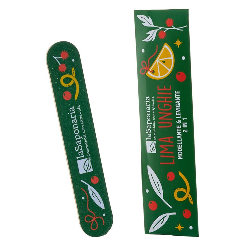 La Saponaria Limetta unghie 2 in 1 Bosco D'inverno per Manicure e Pedicure 1 Limetta La Saponaria Limetta unghie 2 in 1 Bosco D'inverno per Manicure e Pedicure 1 Limetta