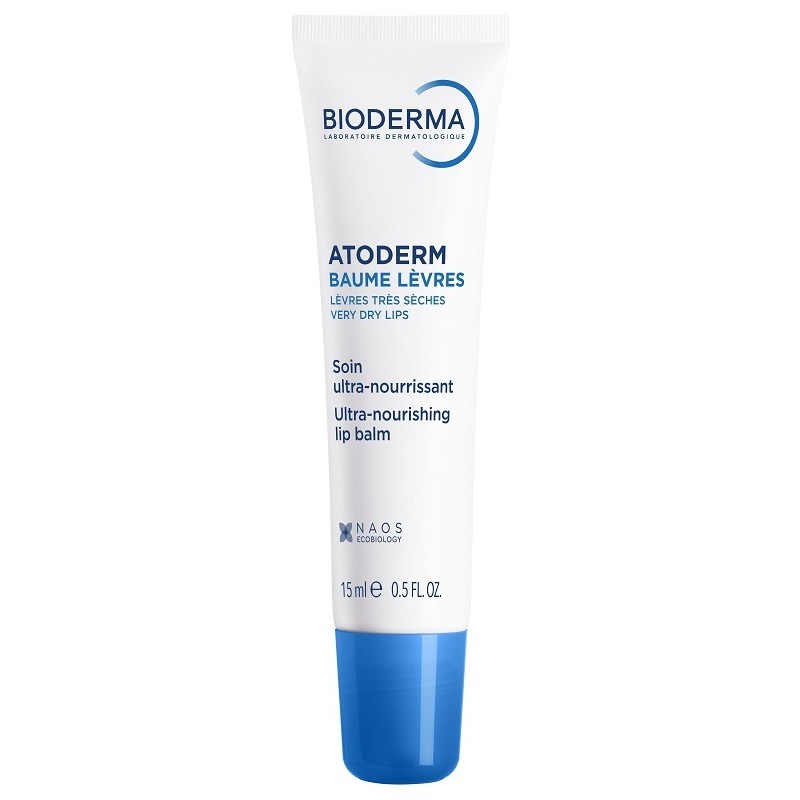 Atoderm Baume Lèvres balsamo labbra idratante per labbra secche e screpolate 15ml Atoderm Baume Lèvres balsamo labbra idratante per labbra secche e screpolate 15ml