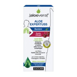 Formato di Zuccari Aloe Expertuss Bambini Sciroppo Gusto Ciliegia per Tosse 150ml Formato di Zuccari Aloe Expertuss Bambini Sciroppo Gusto Ciliegia per Tosse 150ml