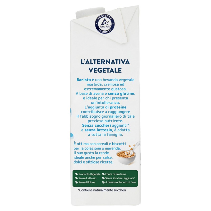 confezione di Matt Barista Schiuma Perfetta Bevanda Vegetale di Avena 1 Litro confezione di Matt Barista Schiuma Perfetta Bevanda Vegetale di Avena 1 Litro