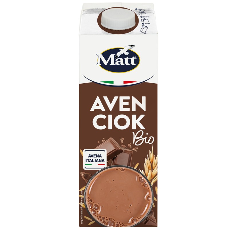 confezione di Matt Avenciok Bio Bevanda Vegetale Late di Avena al Cioccolato 1 Litro