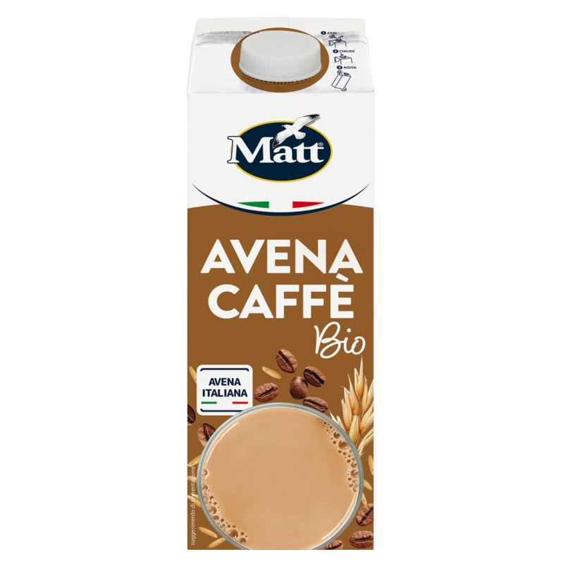 Matt Avena Caffè Bio Latte Avena e Caffè Bevanda Vegetale 1 Litro Matt Avena Caffè Bio Latte Avena e Caffè Bevanda Vegetale 1 Litro
