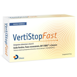 confezione di Vertistop Fast Integratore per Nausea e Benessere Digestivo 20 Capsule confezione di Vertistop Fast Integratore per Nausea e Benessere Digestivo 20 Capsule