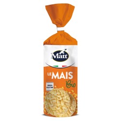 Matt Gallette Le Mais Bio gallette di mais senza glutine snack leggero 130g