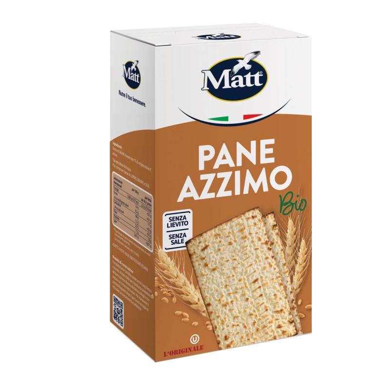 Matt Pane Azzimo Bio pane senza lievito e sale per dieta leggera 200g Matt Pane Azzimo Bio pane senza lievito e sale per dieta leggera 200g