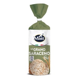 Matt Le Grano Saraceno Bio gallette senza glutine ricche di fibre 120g