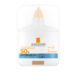 confezione di La Roche Posay Anthelios Uv Air SPF50+ Siero Solare Viso Colore Medio 50ml