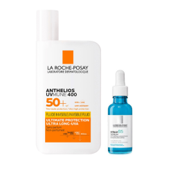 La Roche Posay Anthelios Uv Mune Fluido Invisibile 50ml + Hyalu B5 10ml