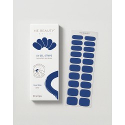 confezione di Ne Beauty Royal Blu UV 20 Strips per Manicure Professionale a Lunga Durata 20 Strisce confezione di Ne Beauty Royal Blu UV 20 Strips per Manicure Professionale a Lunga Durata 20 Strisce