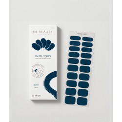 confezione di Ne Beauty Blu Denim UV 20 Strips per Manicure Professionale Blu Denim 20 Strisce confezione di Ne Beauty Blu Denim UV 20 Strips per Manicure Professionale Blu Denim 20 Strisce