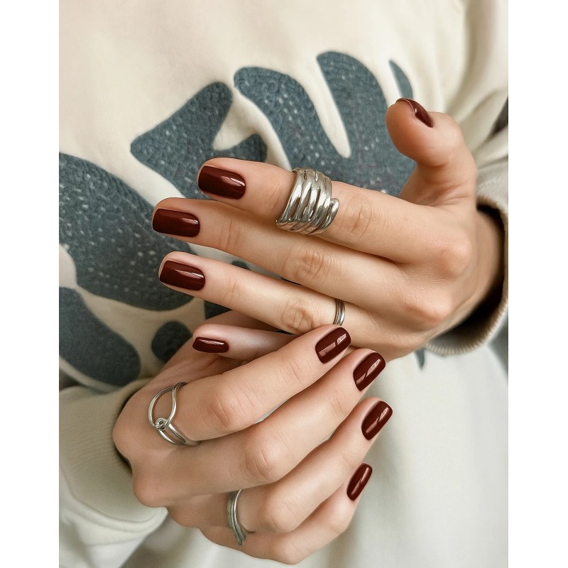 applicazione di Ne Beauty Rosso Cinnamon UV 20 Strips per Manicure Fai da Te 20 Strisce in Gel applicazione di Ne Beauty Rosso Cinnamon UV 20 Strips per Manicure Fai da Te 20 Strisce in Gel
