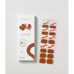 confezione di Ne Beauty Ambra UV 20 Strips per Manicure Effetto Salone 20 Strisce in Gel confezione di Ne Beauty Ambra UV 20 Strips per Manicure Effetto Salone 20 Strisce in Gel