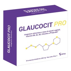 confezione di Glaucocit Pro Integratore per Vista e Sistema Nervoso 20 Compresse confezione di Glaucocit Pro Integratore per Vista e Sistema Nervoso 20 Compresse