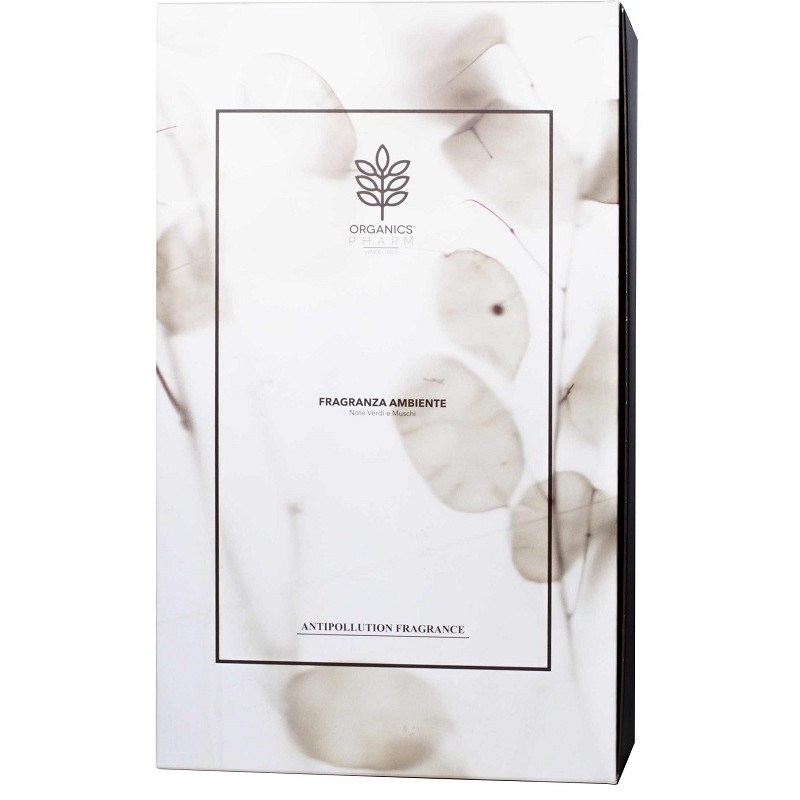 Organics Pharm Antipollution Box Fragrance per Purificare e Profumare Ambienti 100ml + 150ml