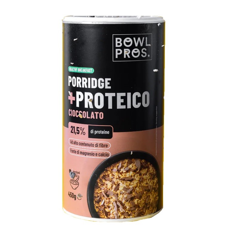 Protein porridge cioccolato Colazione Proteica e Saziante 450 g Protein porridge cioccolato Colazione Proteica e Saziante 450 g