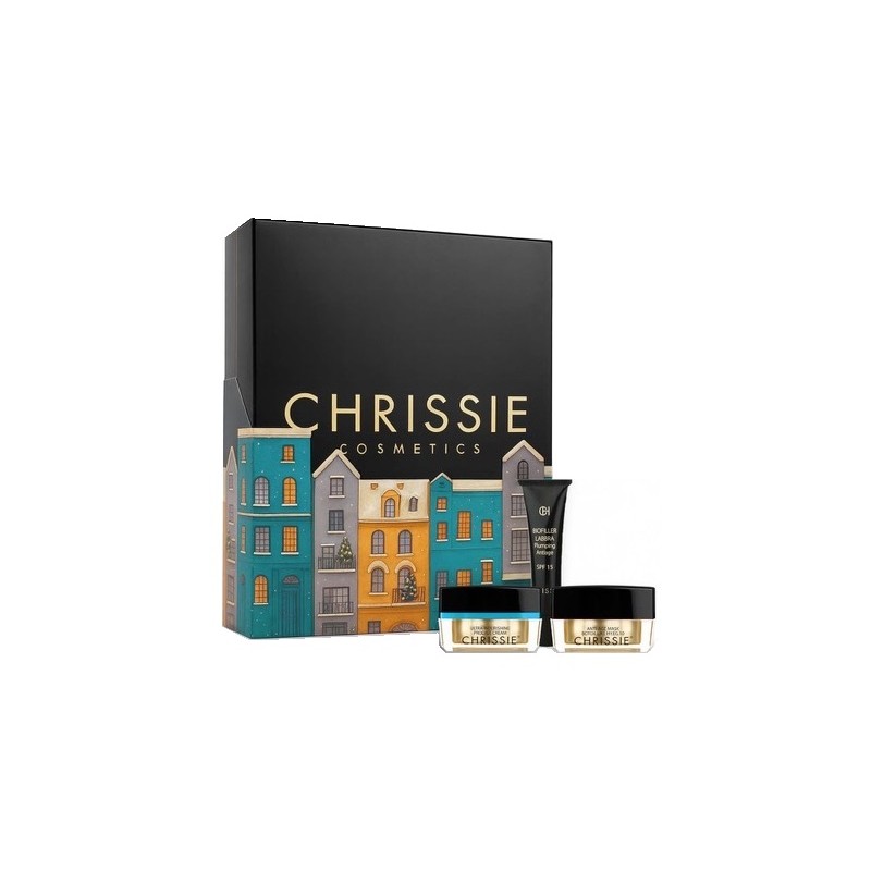 Chrissie Cofanetto Winter Supreme Comfort per Idratazione Viso e Labbra 3x15ml