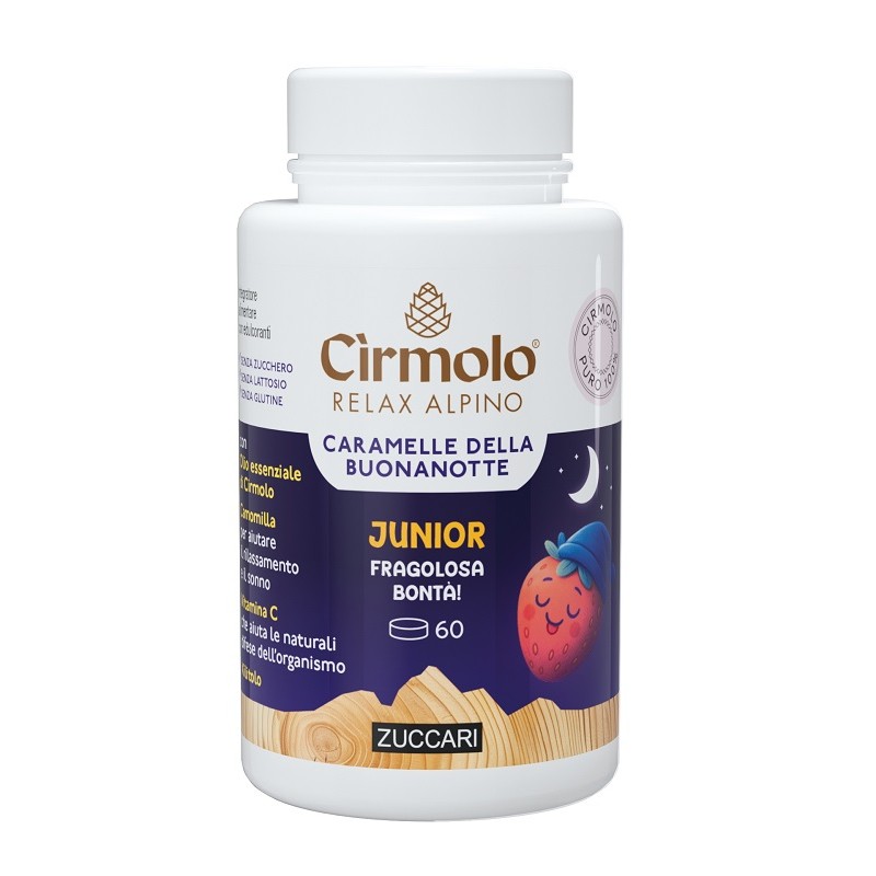 barattolo di Cirmolo Caramelle Buonanotte Junior per Bambini 60 Caramelle barattolo di Cirmolo Caramelle Buonanotte Junior per Bambini 60 Caramelle
