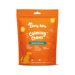 Formato di Zesty Paws Calming Chews Integratore Calmante per Cani 60 Bocconcini Masticabili Formato di Zesty Paws Calming Chews Integratore Calmante per Cani 60 Bocconcini Masticabili