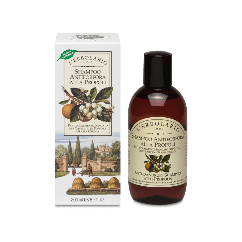confezione di L’Erbolario Shampoo Antiforfora Alla Propoli Confezione 200ml confezione di L’Erbolario Shampoo Antiforfora Alla Propoli Confezione 200ml