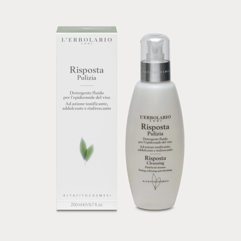Formato di L'Erbolario Altafitocosmesi Risposta Pulizia Detergente Fluido Tonificante 200 ml Formato di L'Erbolario Altafitocosmesi Risposta Pulizia Detergente Fluido Tonificante 200 ml
