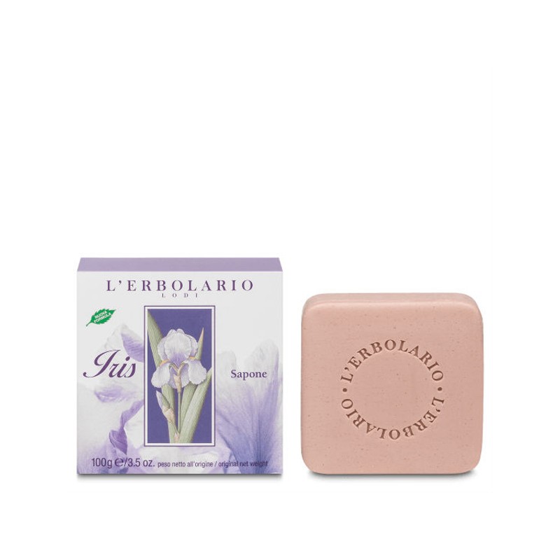 confezione di L’Erbolario Iris Sapone Confezione 100 Gr confezione di L’Erbolario Iris Sapone Confezione 100 Gr