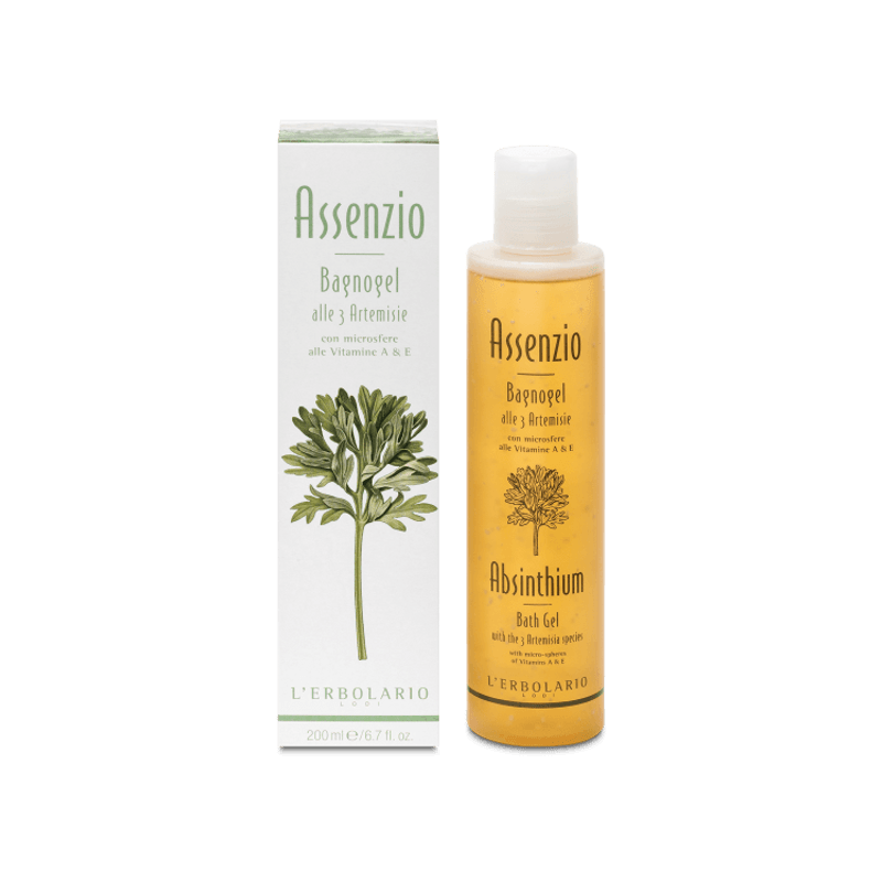 confezione di L’Erbolario Assenzio Bagnogel Alle 3 Artemisie Confezione 200ml confezione di L’Erbolario Assenzio Bagnogel Alle 3 Artemisie Confezione 200ml
