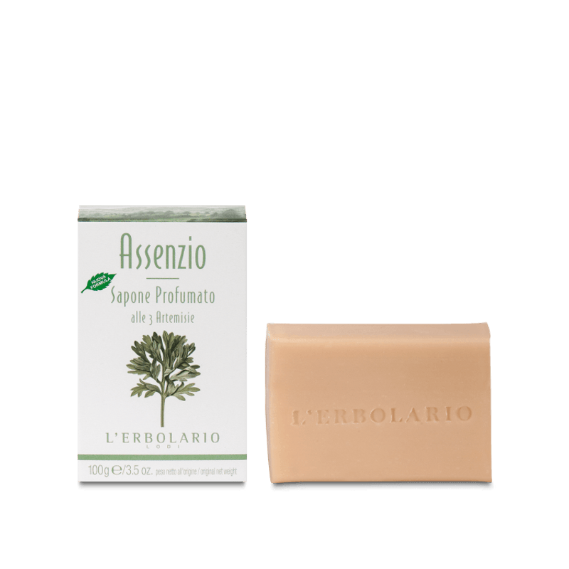 confezione di L’Erbolario Assenzio Sapone Profumato Alle 3 Artemisie Confezione 100 Gr confezione di L’Erbolario Assenzio Sapone Profumato Alle 3 Artemisie Confezione 100 Gr