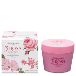 confezione di L’Erbolario 3 Rosa Crema Corpo Confezione 200ml
