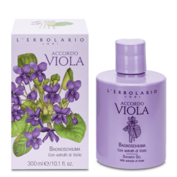 confezione di L’Erbolario Accordo Viola Bagnoschiuma Confezione 300ml