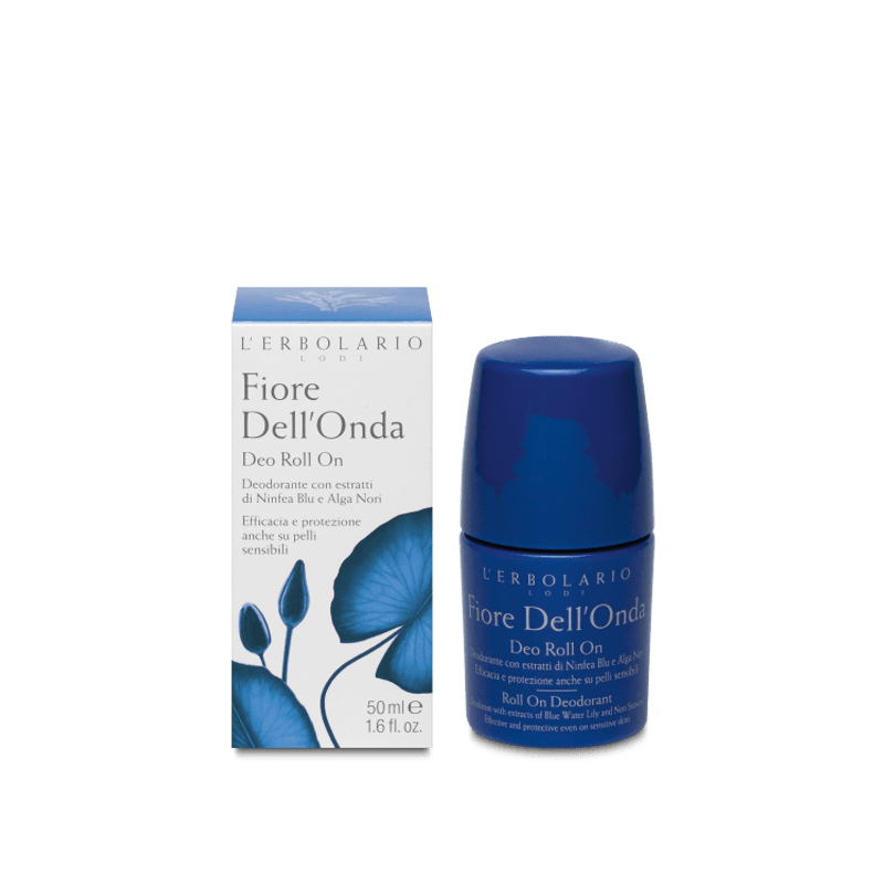 confezione di L’Erbolario Fiore Dell'Onda Deodorante Roll On Confezione 50ml confezione di L’Erbolario Fiore Dell'Onda Deodorante Roll On Confezione 50ml