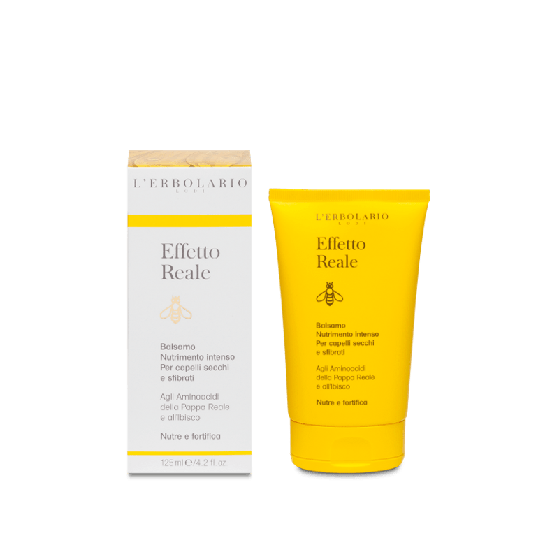confezione di L’Erbolario Effetto Reale Balsamo Nutriente Confezione 125ml confezione di L’Erbolario Effetto Reale Balsamo Nutriente Confezione 125ml
