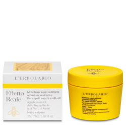 confezione di L’Erbolario Effetto Reale Maschera Capelli Super Nutriente Confezione 150ml