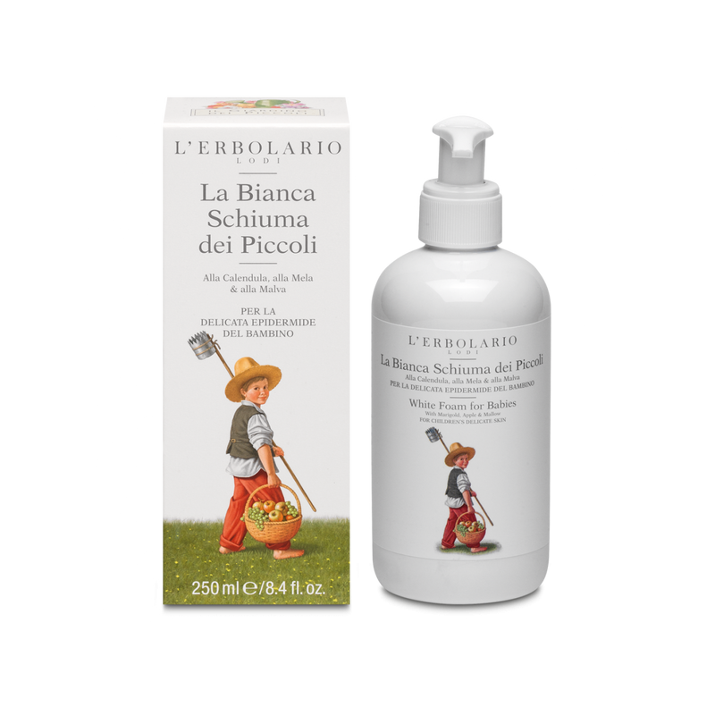 confezione di L’Erbolario La Bianca Schiuma dei Piccoli Confezione 250ml confezione di L’Erbolario La Bianca Schiuma dei Piccoli Confezione 250ml