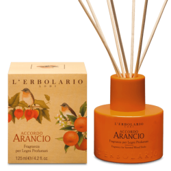 confezione di L’Erbolario Accordo Arancio Fragranza Per Legni Profumati Confezione 125ml