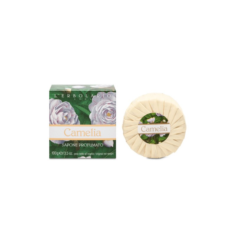 confezione di L’Erbolario Camelia Sapone Confezione 100 Gr confezione di L’Erbolario Camelia Sapone Confezione 100 Gr